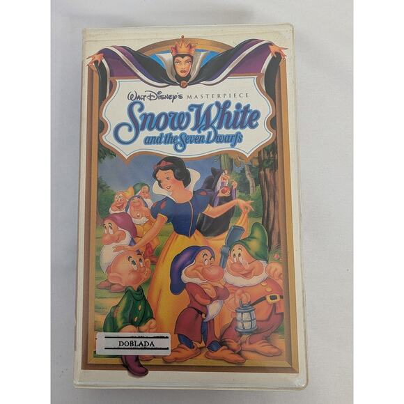 Walt Disney Snow White and the Seven Dwarfs Doblada Spanish Edition VHS Tape - Picture 1 of 4
